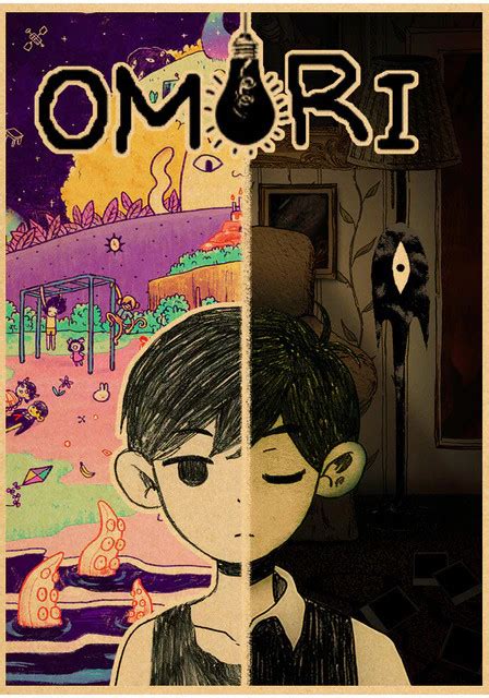 Omori poster - Video Games. Omori is an indie psychological horror role-playing video game developed by OMOCAT. Based on the director's omori ひきこもり series of webcomics, the game tells the story of a hikikomori boy named Sunny and his dream world. Papercraft created by Borko. Visit Borko Papercraft for more paper toys.